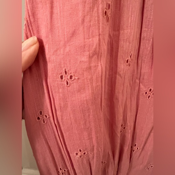 Old Navy Tie Neck, waist defined,  MIDI Dress 
Size Large Tall - Picture 2 of 11